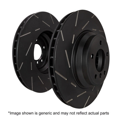 EBC USR Slotted Rotor Kit — Fits 2017-2023 Jaguar F-Pace / 2018-2023 Range Rover Velar