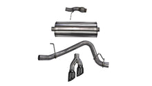 Cargar imagen en el visor de la galería, Corsa Cat Back Exhaust, Sport, 3in, Single Side Twin Black 4in Tips, 2015 Chevy Tahoe/GMC Yukon