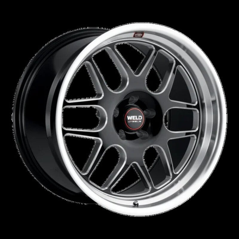 Weld Solana 20x10.5 / 5x115 BP / ET19 / 71.6mm Bore - Gloss Black MIL DIA Wheel