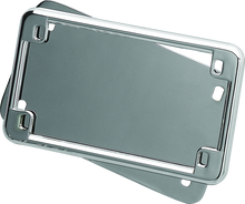 Cargar imagen en el visor de la galería, Kuryakyn License Frame &amp; Backing Plate Set 4in X 7in Chrome