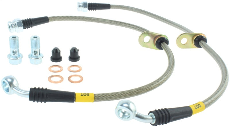 StopTech 94-01 Integra / 99-00 Civic Si w/Rear Disc Brakes Rear SS Brake Lines