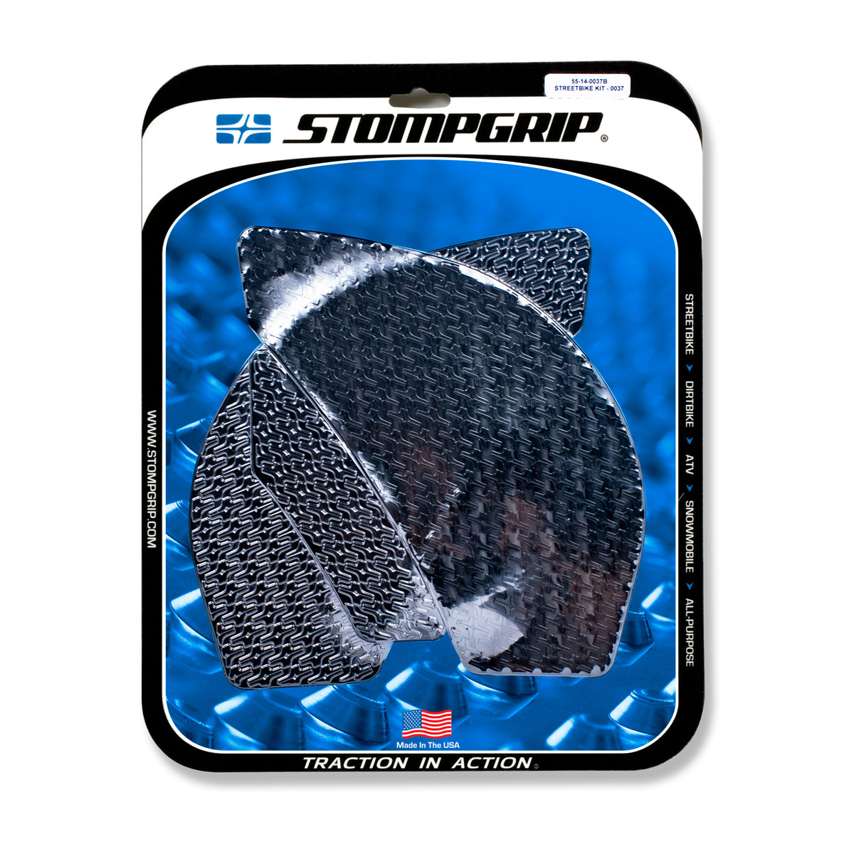 Stompgrip Tank PAD KIT Icon Black (55-14-0037B)
