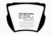 Cargar imagen en el visor de la galería, EBC 59-64 Daimler SP250 2.5 Greenstuff Front Brake Pads