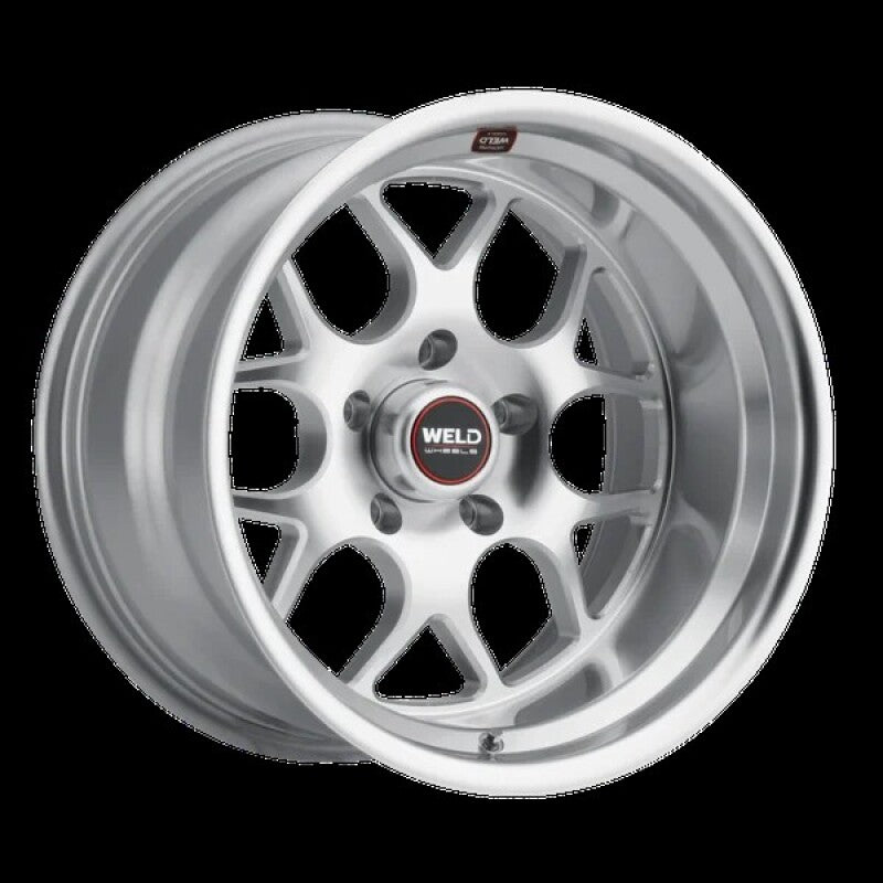 Weld Solana 18x9.5 / 5x120.65 BP / ET0 / 78.1mm Bore - Gloss Silver Machined Wheel