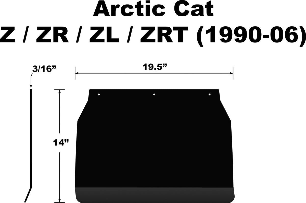 PDP Snowflap Arctic CAT ZR/ZL/ZRT (SF-ZR3PB)