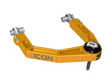 Cargar imagen en el visor de la galería, ICON 2024 Toyota Tacoma Billet Upper Control Arm w/ Delta Joint Pro - Gold Anodized