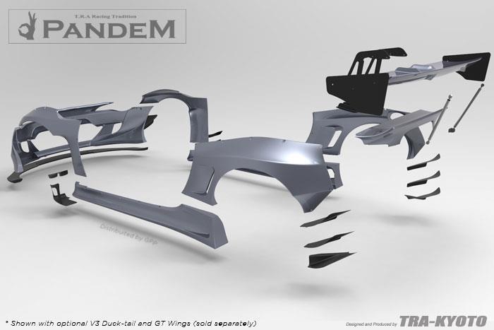 GReddy Scion FR-S Pandem V3 Wide Body Front Fenders