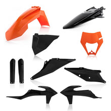 Cargar imagen en el visor de la galería, Acerbis 20-23 KTM 150-500 XCF-W/ XC-W-tpi/ EXC-tpi/ EXC-F Full Plastic Kit - 16 Orange/Black