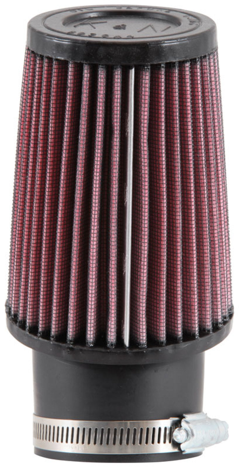 K&N Universal Round Tapered Air Filter - 3.75" OD, 2.438" ID, 2" Angled Flange, 5" H