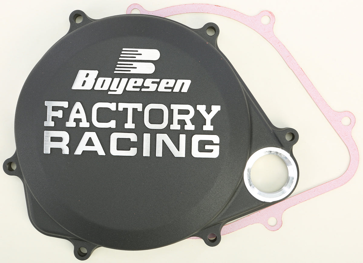 Boyesen Factory Racing Clutch Cover Black (CC-06CB)