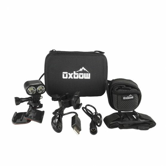 Oxbow Gear LLC Voyager Mountain Bike Light Rechargeable Lithium Battery (HL1011)