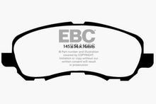 Cargar imagen en el visor de la galería, EBC 11-14 Chrysler 200 2.4 Yellowstuff Front Brake Pads