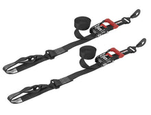 Cargar imagen en el visor de la galería, SpeedStrap 1 1/2In x 10Ft Ratchet Tie-Down w/ Soft-Tie (2 Pack) - Black