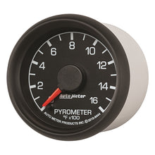 Cargar imagen en el visor de la galería, Autometer Factory Match Ford 52.4mm Full Sweep Electronic 0-1600 Deg F EGT/Pyrometer Gauge