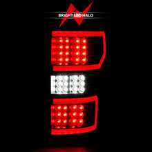 Cargar imagen en el visor de la galería, ANZO 18-19 Ford F-150 LED Taillight Black Housing Clear Lens Red Light Bar W/Sequential