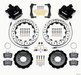 Wilwood Combination Parking Brake Rear Kit 12.88in Drilled 2013-Up Ford Focus ST w/ Lines