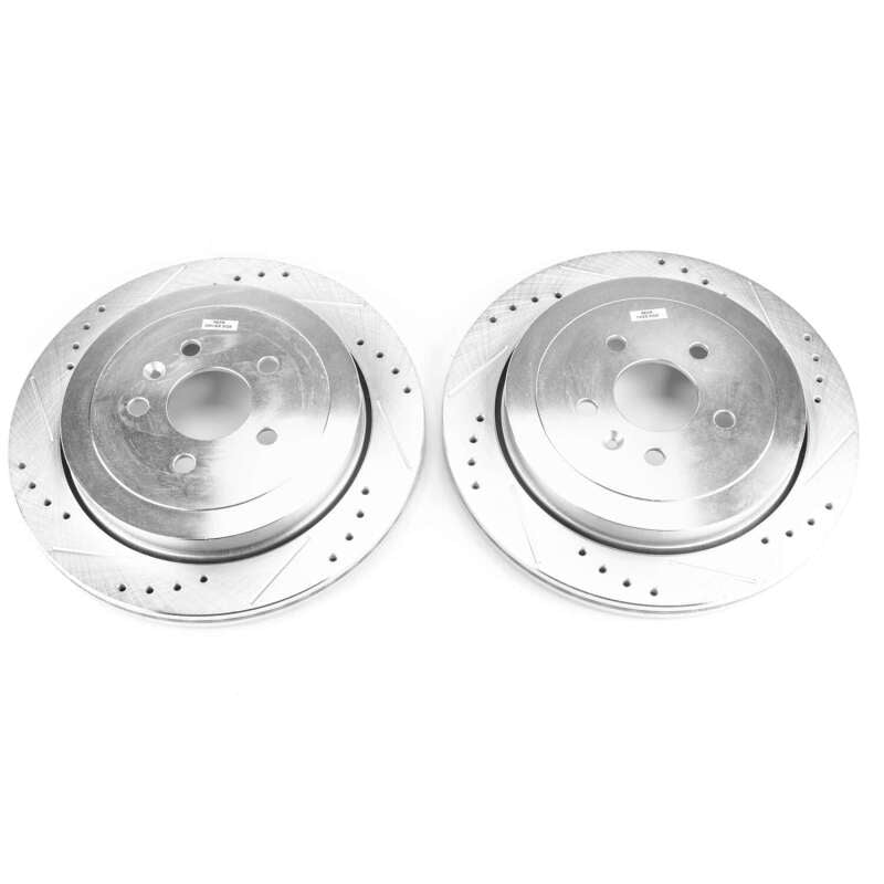 Power Stop 13-19 Lincoln MKT Rear Evolution Drilled & Slotted Rotors - Pair