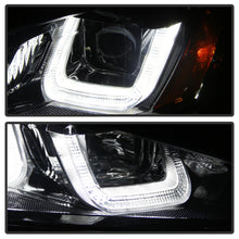 Cargar imagen en el visor de la galería, Spyder Volkswagen Golf VII 14-16 Projector Headlights DRL LED Blk Stripe Blk PRO-YD-VG15-BLK-DRL-BK