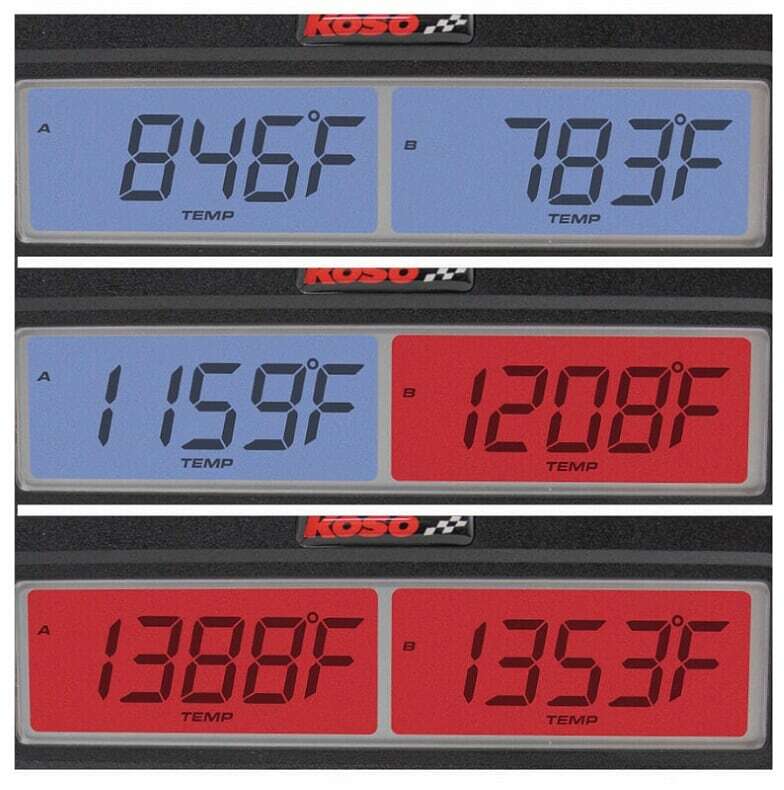 KOSO Dual EGT Gauge Standard (BA006000)