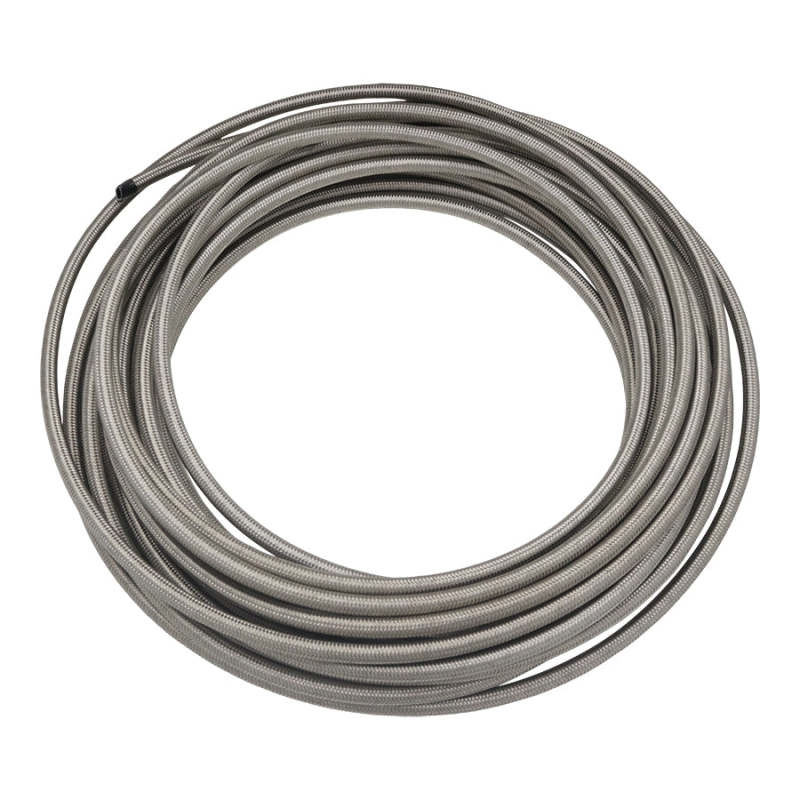 DeatschWerks 8AN Stainless Steel Double Braided CPE Hose - 50ft