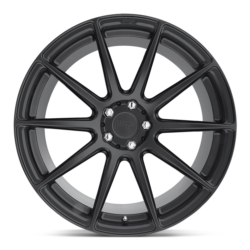 Niche Essen M147 18x8 5x120 Matte Black Wheel — Fits Modern Sport Sedans