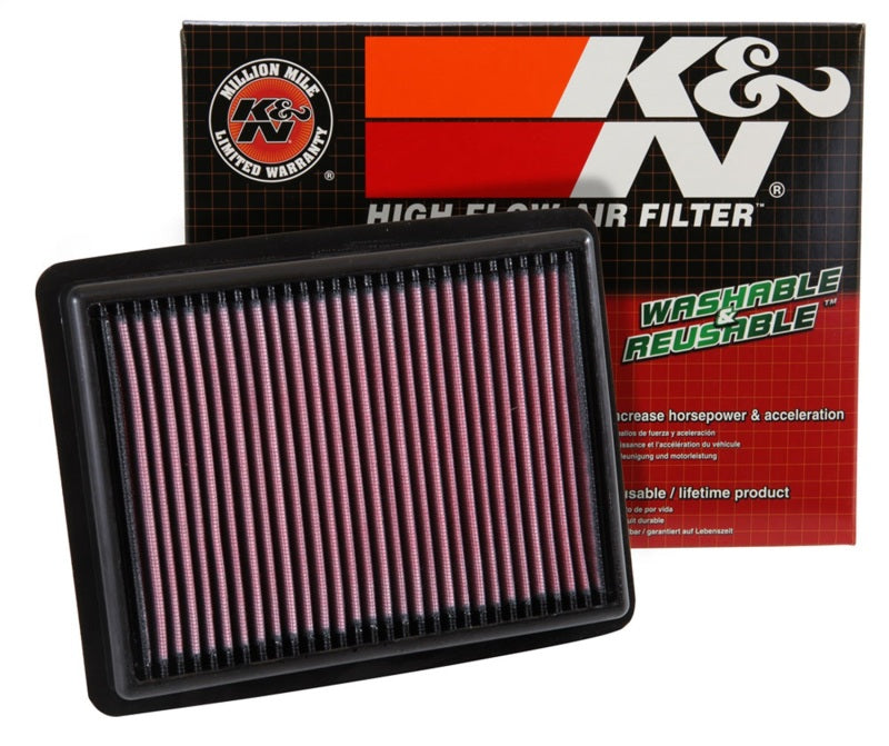 K&N 33-3058 Replacement Air Filter — Fits 2015-2017 Honda Civic IX L4-2.0L