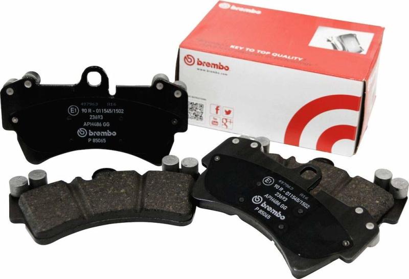 Brembo 10-16 Audi S4/08-17 S5/09-16 A4/10-14 A5 Front Premium NAO Ceramic OE Equivalent Pad