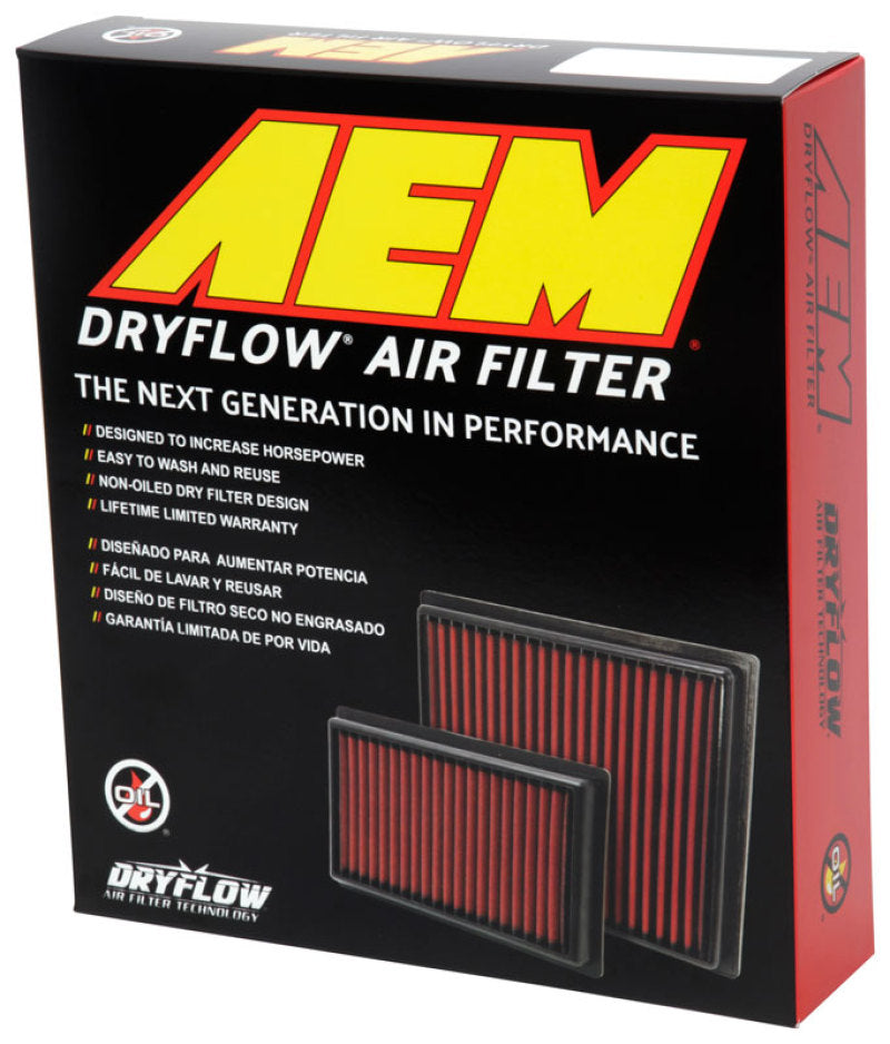 AEM DryFlow Air Filter — Fits 2016-2024 Acura MDX, Honda Pilot, Odyssey, Passport, Ridgeline