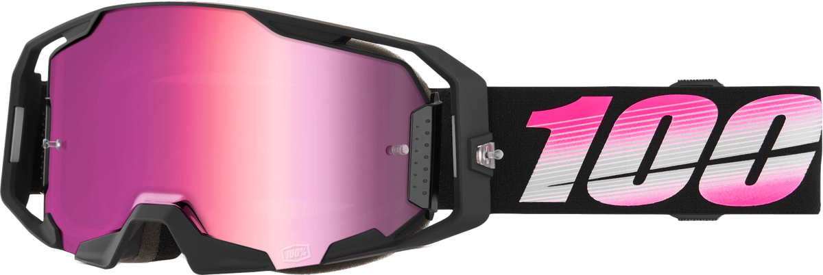 100-Percent Armatic Goggle Bodino Pink Mirror Lens (50060-10018)
