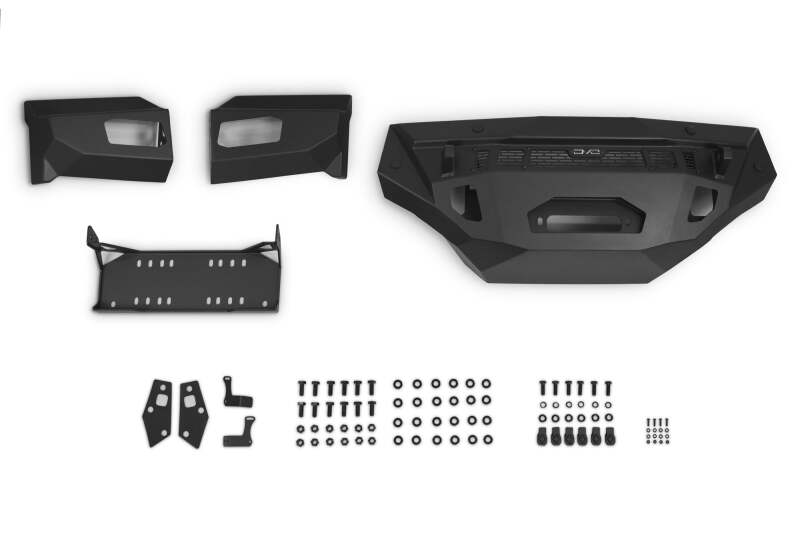 DV8 Offroad SPEC Series Front Bumper — Fits 2019-2021 Chevrolet Silverado 1500