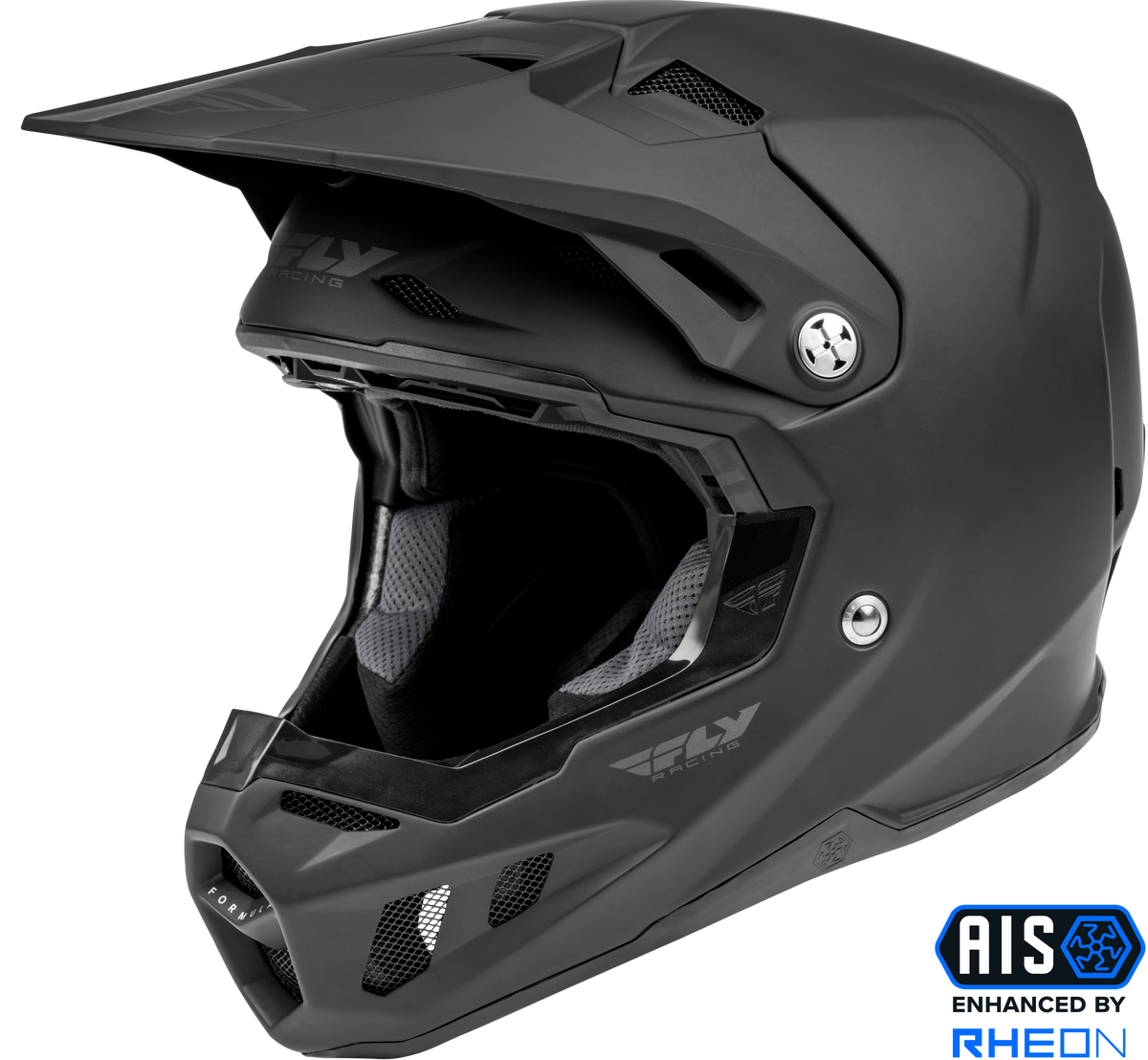 Fly Racing Formula CC Solid Helmet Matte Black MD (73-4300M)