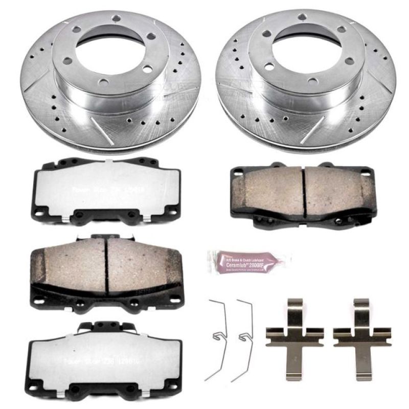 Power Stop 95-02 Toyota 4Runner Front Z36 Truck & Tow Brake Kit