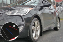 Cargar imagen en el visor de la galería, Rally Armor 12-18 Hyundai Veloster Black UR Mud Flap w/ Red Logo