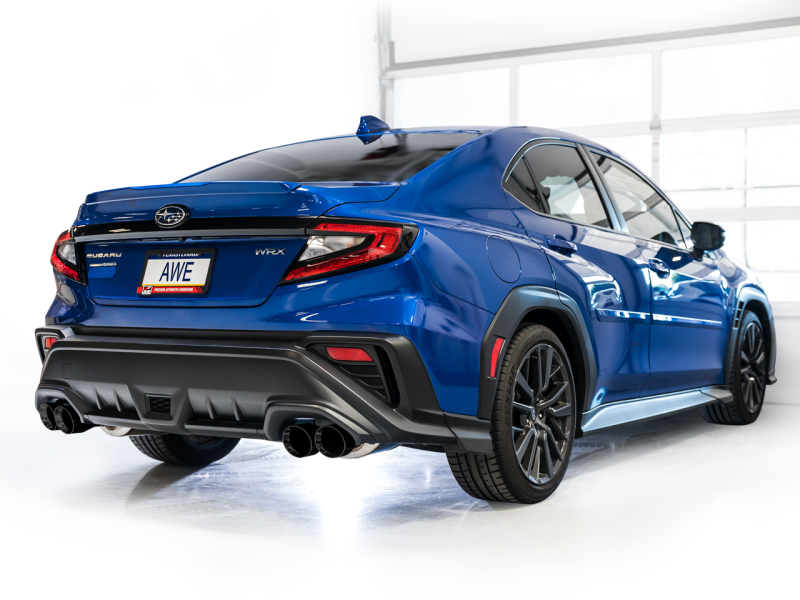 AWE Tuning 22-25 Subaru VB WRX Track Edition Axleback Exhaust - Diamond Black Tips