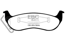 Cargar imagen en el visor de la galería, EBC 03+ Ford Crown Victoria 4.6 Greenstuff Rear Brake Pads