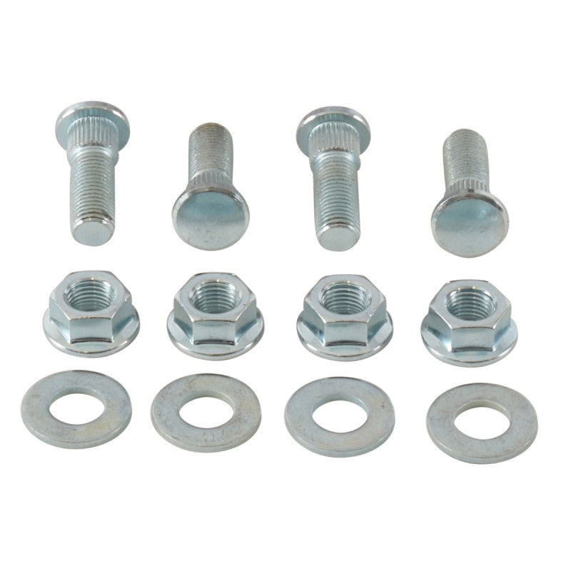 QuadBoss 05-08 Polaris Ranger 500 2x4 (03) Front Wheel Stud & Nut Kit