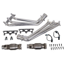 Cargar imagen en el visor de la galería, BBK 10-11 Camaro V6 Long Tube Exhaust Headers With Converters - 1-5/8 Silver Ceramic