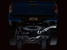 Cargar imagen en el visor de la galería, AWE 16-22 Toyota Tacoma 0FG Catback Exhaust w/ BashGuard - Dual Chrome Silver Tips