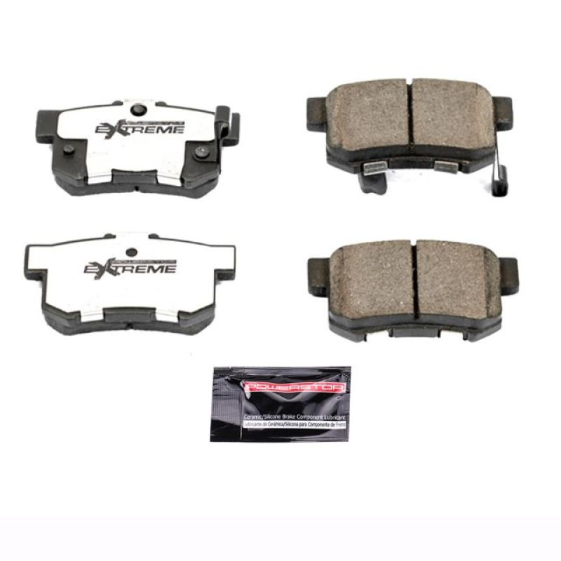 Pastillas de freno traseras Power Stop Z26 Extreme Street para Acura CL 97-99 con herrajes