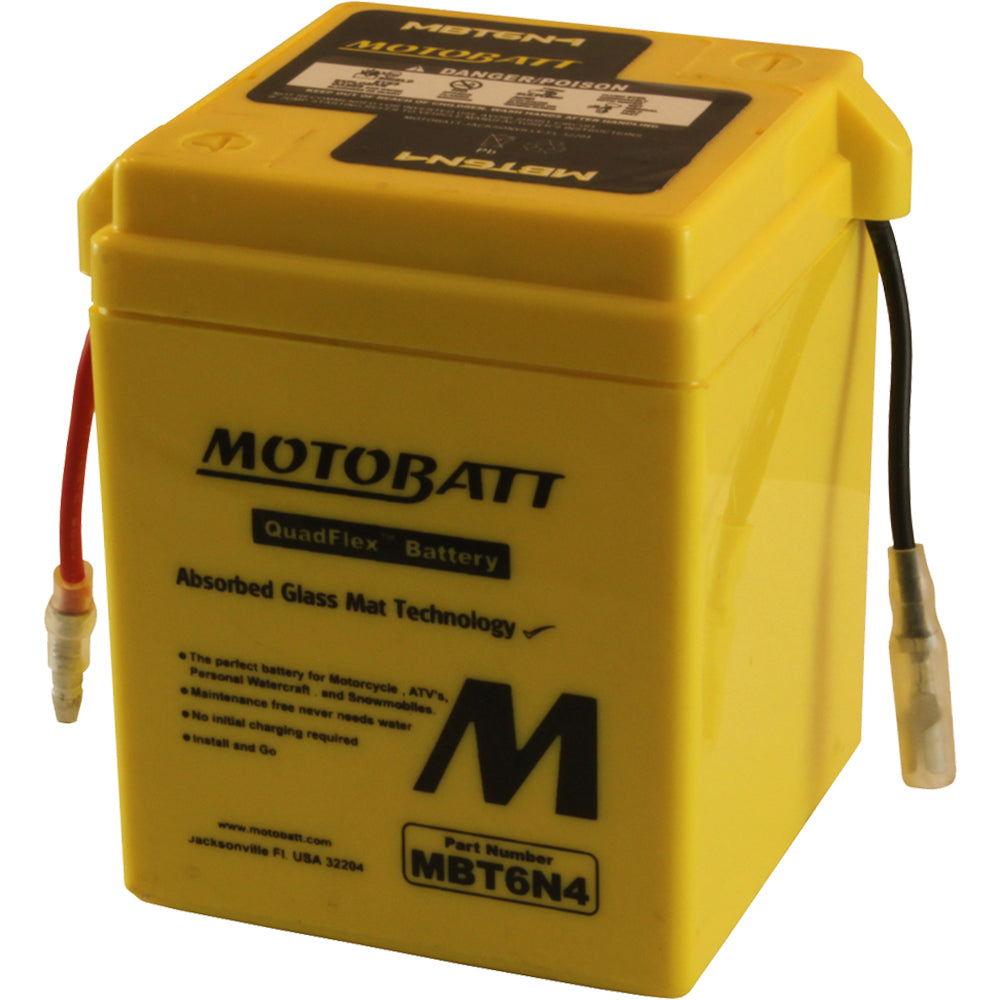Motobatt Battery MBT6N4 Sealed Factory Activated