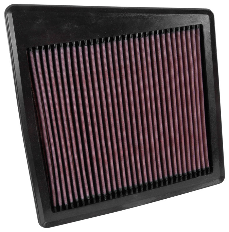 K&N 33-5058 Drop-In Air Filter — Fits 2016-2024 Nissan Titan XD V8-5.6L