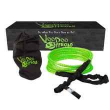 Cargar imagen en el visor de la galería, Cuerda de recuperación cinética Voodoo Offroad 2.0 Santeria Series de 1/2 pulgada x 20 pies para UTV - Verde