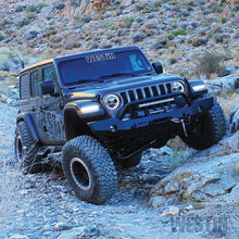 Cargar imagen en el visor de la galería, Westin 18-19 Jeep Wrangler JL WJ2 Full Width Front Bumper w/Bull Bar Textured Black