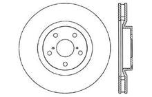 Cargar imagen en el visor de la galería, Rotor ranurado y perforado delantero izquierdo StopTech 5/93-98 Toyota Supra Turbo