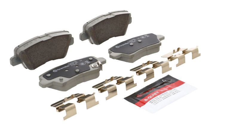 Brembo OE 2017 Hyundai Elantra/18-22 Ioniq/18-19 Sonata/16-17 Veloster Ceramic Brake Pad - Rear