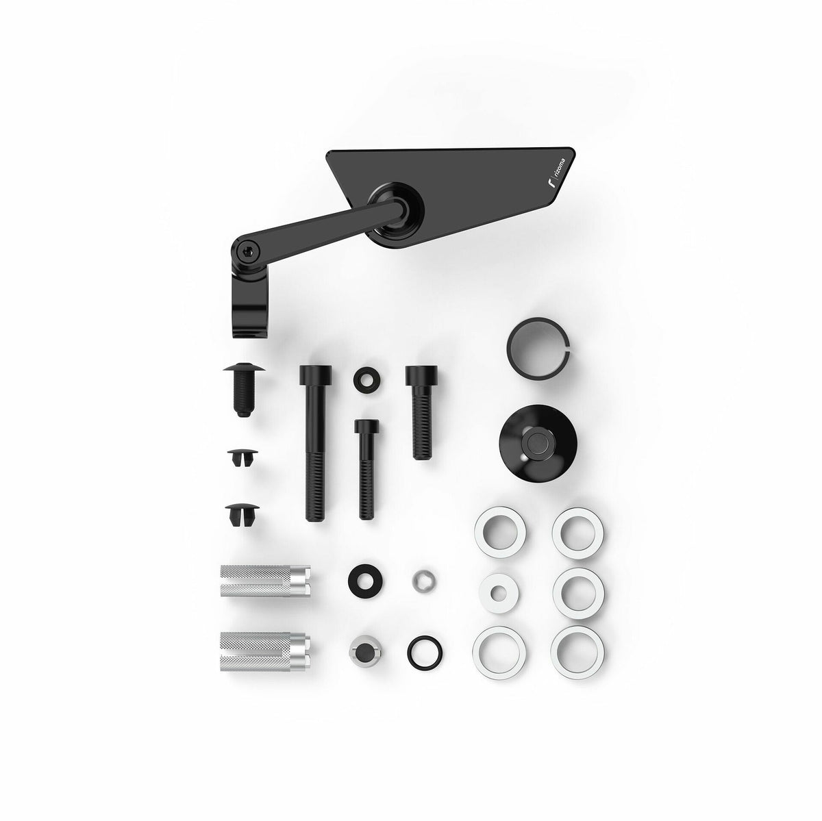 Rizoma CUT Edge BAR END Mirror Universal Left Black EA (BS296B)