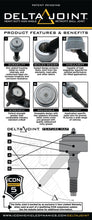 Cargar imagen en el visor de la galería, ICON 2007+ Toyota Tundra Billet Upper Control Arm Delta Joint Kit