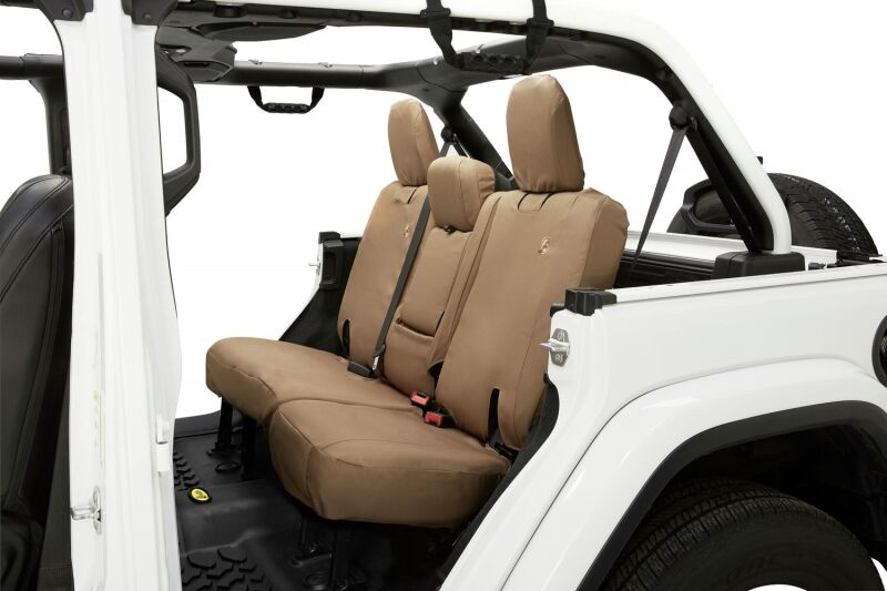 Bestop Rear Seat Cushion Cover Set — Fits Jeep Wrangler JL (Folding Armrest)