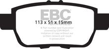 Cargar imagen en el visor de la galería, EBC 09-14 Acura TL 3.5 Greenstuff Rear Brake Pads