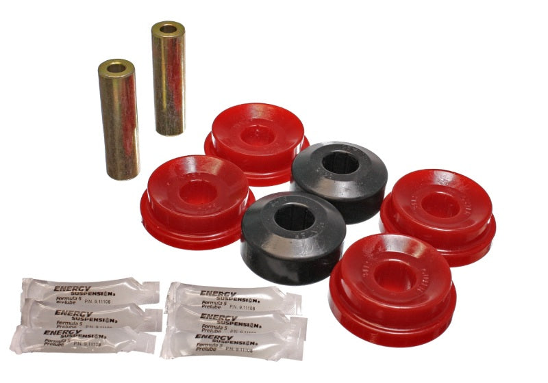 Juego de bujes maestros Hyper-Flex de Energy Suspension para VW Golf IV/GTI/JettaIV 99-06 / Beetle 98-06 en color rojo